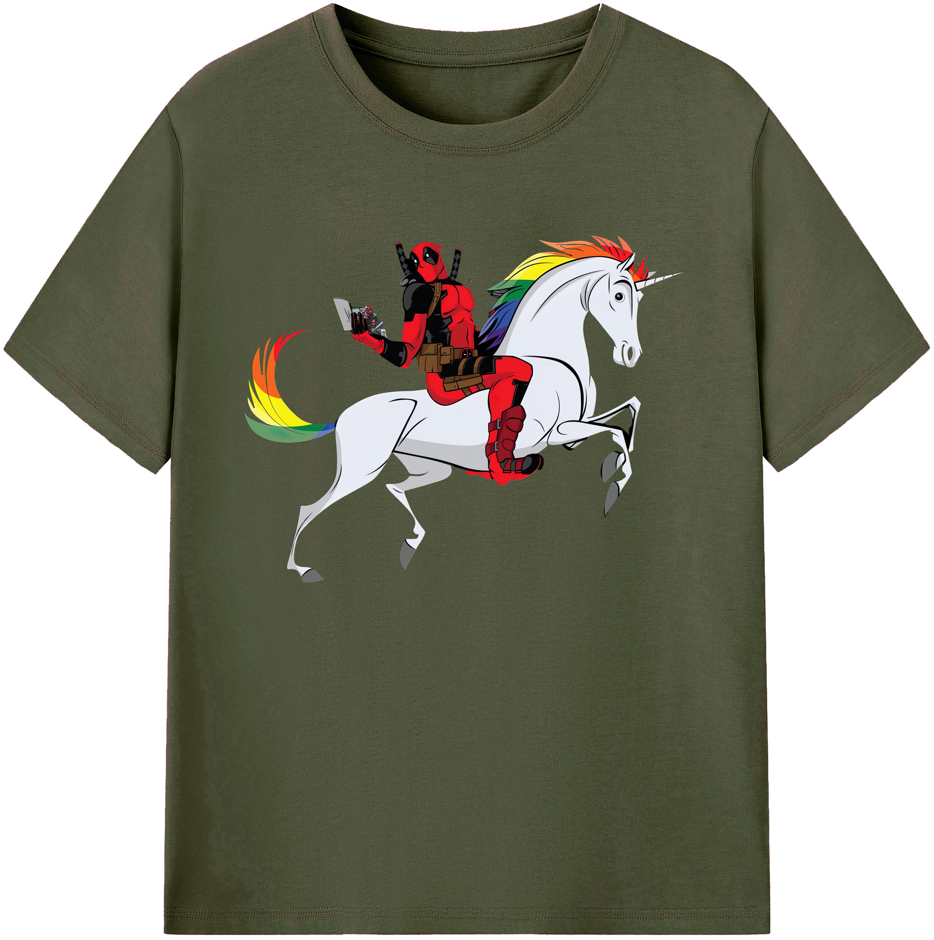 （画像用） Deadpool デッドプール 綿100％ メンズ半袖Tシャツ｜肌触りやわらか＆通気性